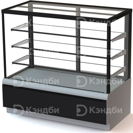 Витрина кондитерская Kayman K-ВК-1300 (квадро серебро) Витрина кондитерская Kayman K-ВК-1300 (квадро серебро)
